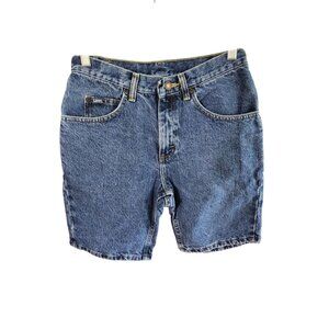 Vintage 80s-90s Lee Womens Retro True no Stretch Denim High Rise Shorts